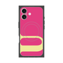 プレミアムスクエアケース with MagSafe［ オリジナル - initial color - U pink ］