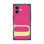 プレミアムスクエアケース with MagSafe［ オリジナル - initial color - U pink ］