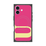 プレミアムスクエアケース with MagSafe［ オリジナル - initial color - U pink ］