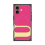 プレミアムスクエアケース with MagSafe［ オリジナル - initial color - U pink ］