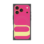 プレミアムスクエアケース with MagSafe［ オリジナル - initial color - U pink ］