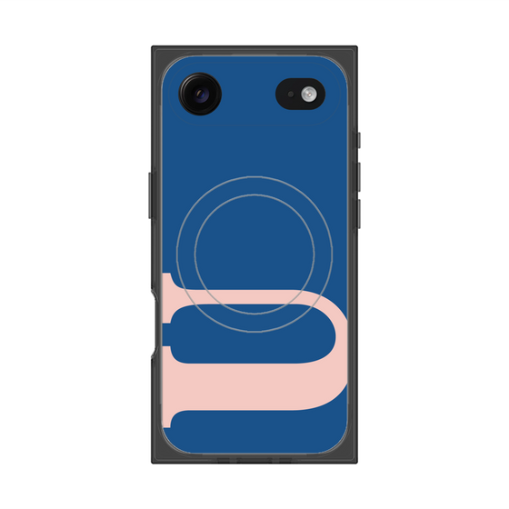 プレミアムスクエアケース with MagSafe［ オリジナル - initial color - U navy ］