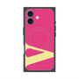 プレミアムスクエアケース with MagSafe［ オリジナル - initial color - V pink ］