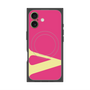 プレミアムスクエアケース with MagSafe［ オリジナル - initial color - V pink ］