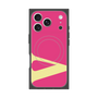プレミアムスクエアケース with MagSafe［ オリジナル - initial color - V pink ］