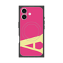 プレミアムスクエアケース with MagSafe［ オリジナル - initial color - A pink ］