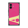 プレミアムスクエアケース with MagSafe［ オリジナル - initial color - A pink ］