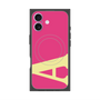 プレミアムスクエアケース with MagSafe［ オリジナル - initial color - A pink ］
