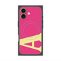プレミアムスクエアケース with MagSafe［ オリジナル - initial color - A pink ］
