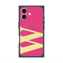 プレミアムスクエアケース with MagSafe［ オリジナル - initial color - W pink ］