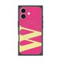 プレミアムスクエアケース with MagSafe［ オリジナル - initial color - W pink ］