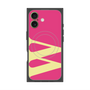 プレミアムスクエアケース with MagSafe［ オリジナル - initial color - W pink ］