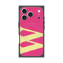 プレミアムスクエアケース with MagSafe［ オリジナル - initial color - W pink ］