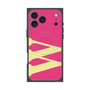 プレミアムスクエアケース with MagSafe［ オリジナル - initial color - W pink ］