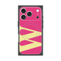 プレミアムスクエアケース with MagSafe［ オリジナル - initial color - W pink ］