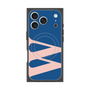 プレミアムスクエアケース with MagSafe［ オリジナル - initial color - W navy ］