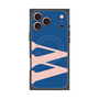プレミアムスクエアケース with MagSafe［ オリジナル - initial color - W navy ］