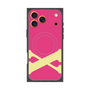 プレミアムスクエアケース with MagSafe［ オリジナル - initial color - X pink ］