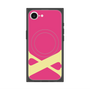 プレミアムスクエアケース with MagSafe［ オリジナル - initial color - X pink ］