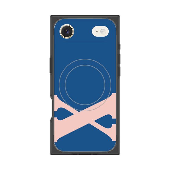 プレミアムスクエアケース with MagSafe［ オリジナル - initial color - X navy ］