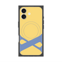 プレミアムスクエアケース with MagSafe［ オリジナル - initial color - X yellow ］