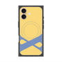 プレミアムスクエアケース with MagSafe［ オリジナル - initial color - X yellow ］
