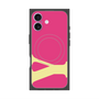 プレミアムスクエアケース with MagSafe［ オリジナル - initial color - Y pink ］