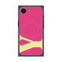 プレミアムスクエアケース with MagSafe［ オリジナル - initial color - Y pink ］