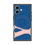 プレミアムスクエアケース with MagSafe［ オリジナル - initial color - Y navy ］