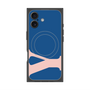 プレミアムスクエアケース with MagSafe［ オリジナル - initial color - Y navy ］