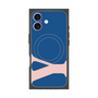 プレミアムスクエアケース with MagSafe［ オリジナル - initial color - Y navy ］
