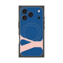 プレミアムスクエアケース with MagSafe［ オリジナル - initial color - Y navy ］