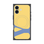 プレミアムスクエアケース with MagSafe［ オリジナル - initial color - Y yellow ］