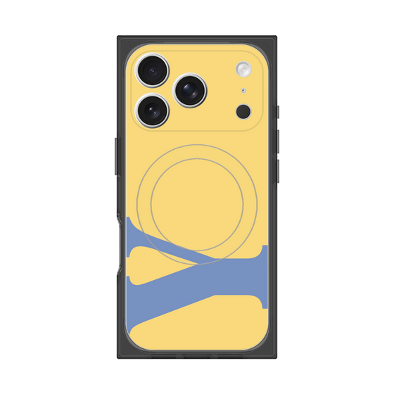プレミアムスクエアケース with MagSafe［ オリジナル - initial color - Y yellow ］