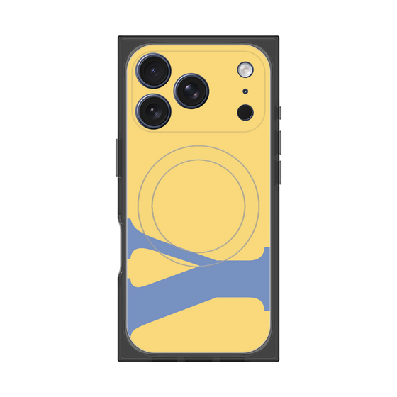 プレミアムスクエアケース with MagSafe［ オリジナル - initial color - Y yellow ］