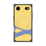 プレミアムスクエアケース with MagSafe［ オリジナル - initial color - Y yellow ］