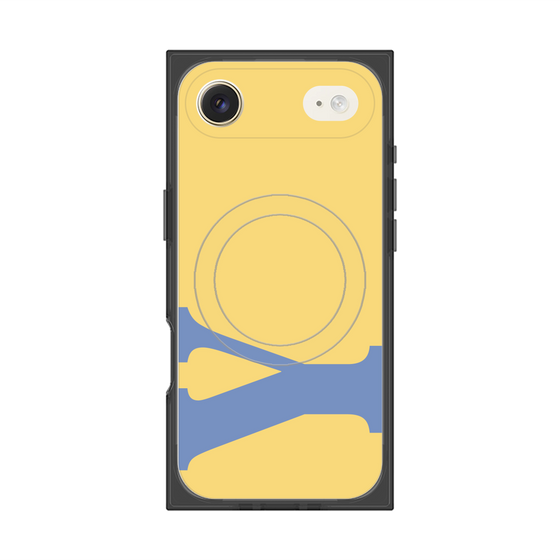プレミアムスクエアケース with MagSafe［ オリジナル - initial color - Y yellow ］