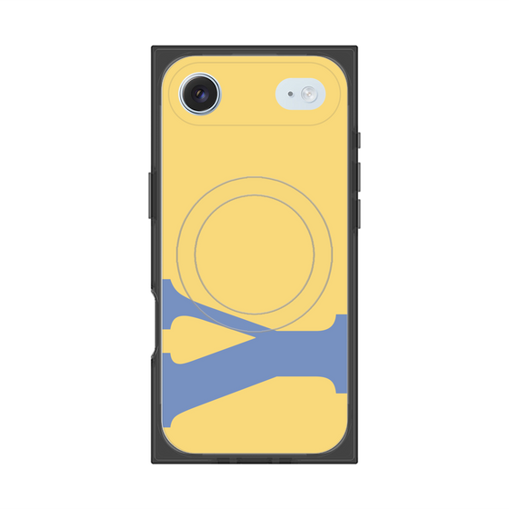 プレミアムスクエアケース with MagSafe［ オリジナル - initial color - Y yellow ］