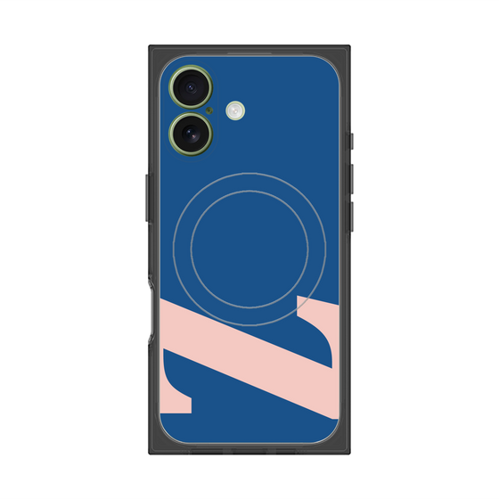 プレミアムスクエアケース with MagSafe［ オリジナル - initial color - Z navy ］