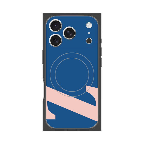 プレミアムスクエアケース with MagSafe［ オリジナル - initial color - Z navy ］