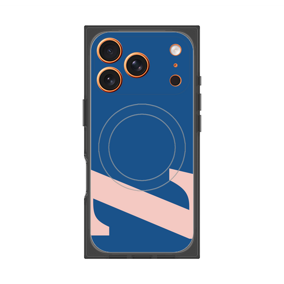 プレミアムスクエアケース with MagSafe［ オリジナル - initial color - Z navy ］