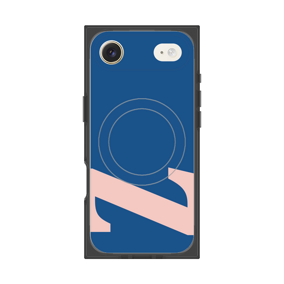 プレミアムスクエアケース with MagSafe［ オリジナル - initial color - Z navy ］