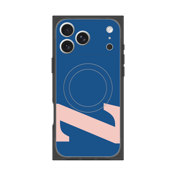 プレミアムスクエアケース with MagSafe［ オリジナル - initial color - Z navy ］