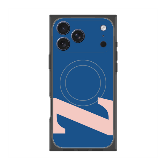プレミアムスクエアケース with MagSafe［ オリジナル - initial color - Z navy ］