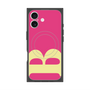 プレミアムスクエアケース with MagSafe［ オリジナル - initial color - B pink ］