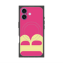 プレミアムスクエアケース with MagSafe［ オリジナル - initial color - B pink ］