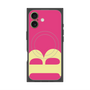 プレミアムスクエアケース with MagSafe［ オリジナル - initial color - B pink ］