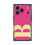 プレミアムスクエアケース with MagSafe［ オリジナル - initial color - B pink ］