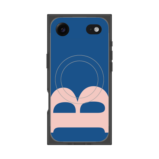 プレミアムスクエアケース with MagSafe［ オリジナル - initial color - B navy ］