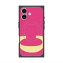 プレミアムスクエアケース with MagSafe［ オリジナル - initial color - C pink ］